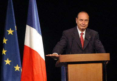 Mercredi 16 juillet, l'après-midi - Interruption du discours de Chirac