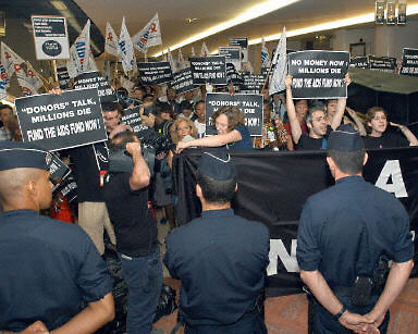 Mercredi 16 juillet, le matin - Manifestation