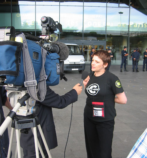Mercredi 16 juillet, l'après-midi - Interruption du discours de Chirac