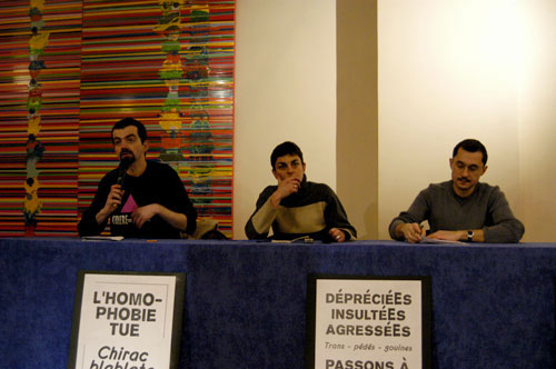 Réunion organisée à la suite de la manifestation