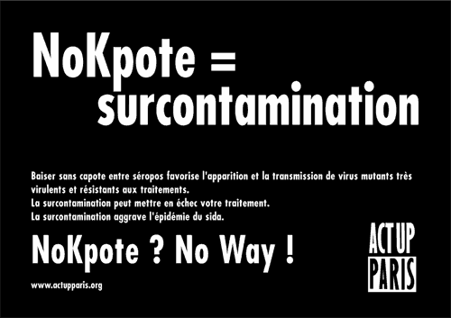 NoKpote = surcontamination.