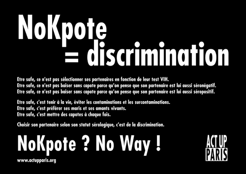 NoKpote = discrimination