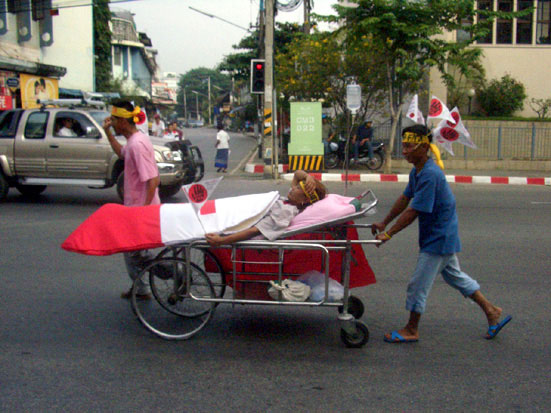 9 janvier : Manifestation à Chaingmai
