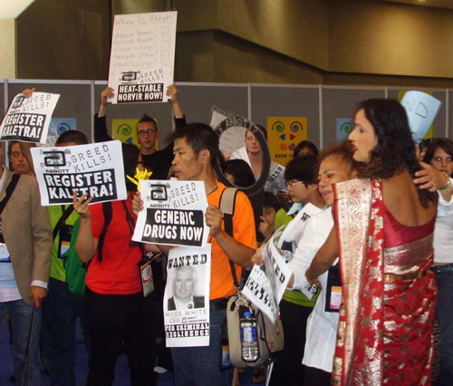 Toronto 2006 - Manif contre Abott