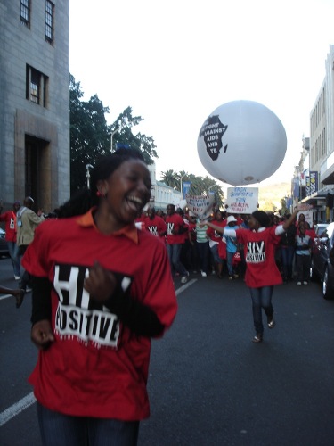 29 juill 2009 Manifestation de TAC à Cape Town 3
