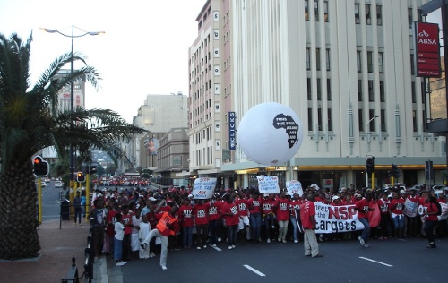 29 juill 2009 Manifestation de TAC à Cape Town 5