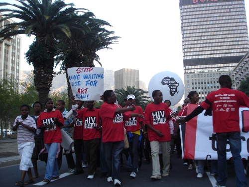 29 juill 2009 Manifestation de TAC à Cape Town 8
