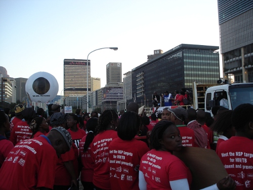 29 juill 2009 Manifestation de TAC à Cape Town 9