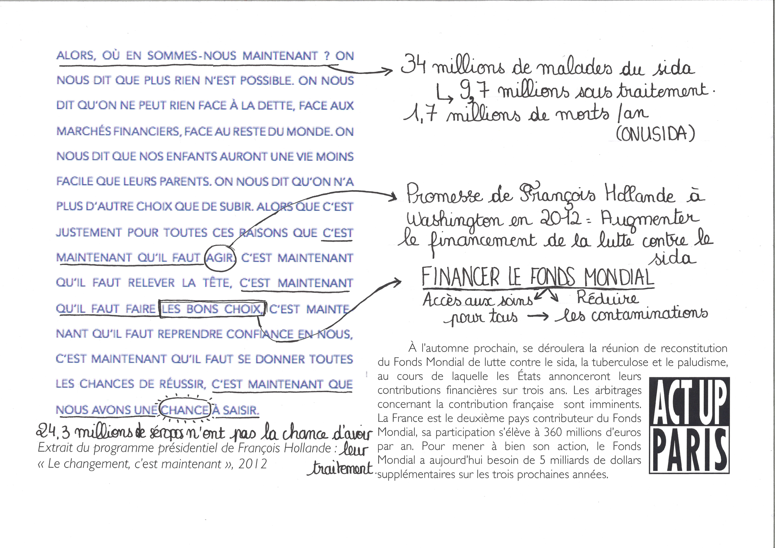 Affiche Promesse de François Hollande