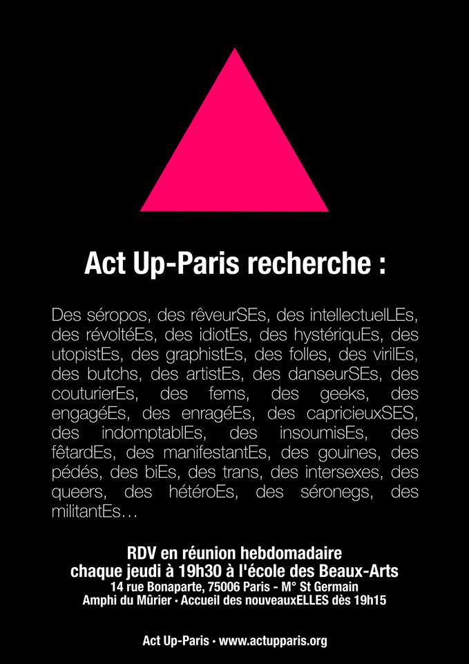 Act Up-Paris recherche…